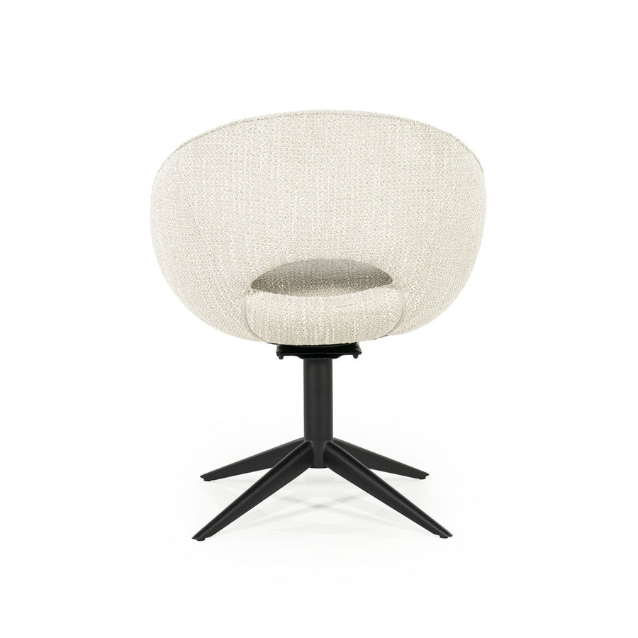 Stoel Nol – stof & metaal beige tova