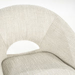 Stoel Nol – stof & metaal beige tova