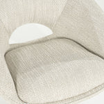 Stoel Nol – stof & metaal beige tova