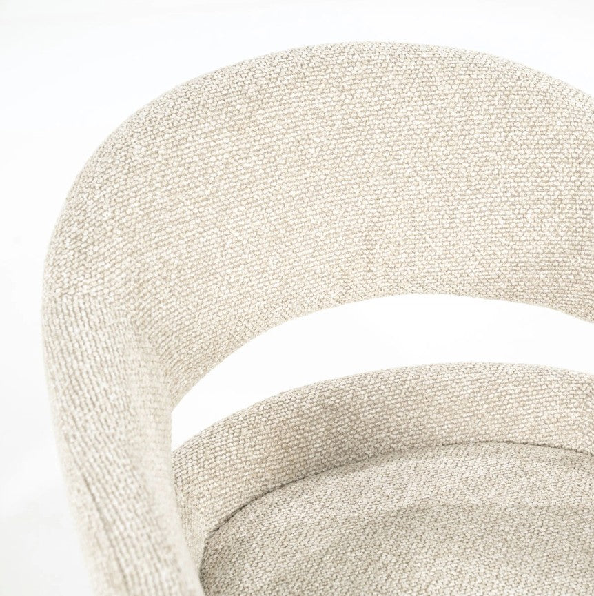 Stoel Hailey – stof beige eira