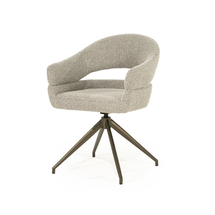 Stoel Hailey – stof taupe eira