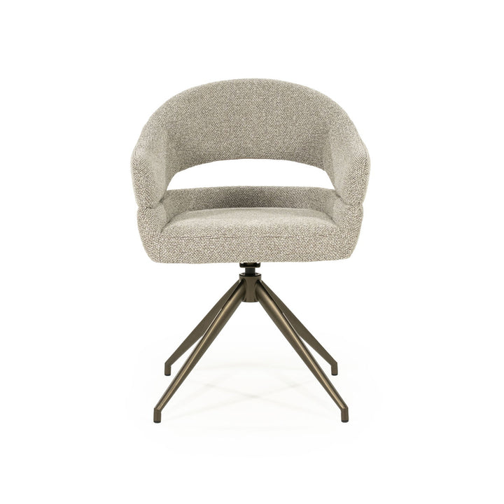 Stoel Hailey – stof taupe eira