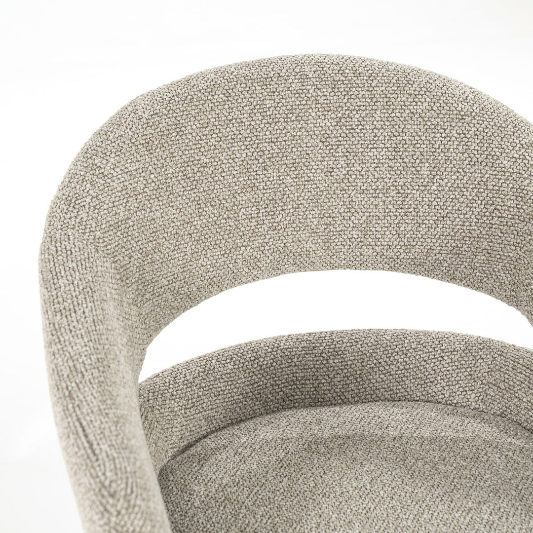 Stoel Hailey – stof taupe eira