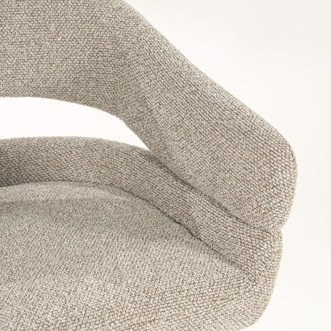 Stoel Hailey – stof taupe eira