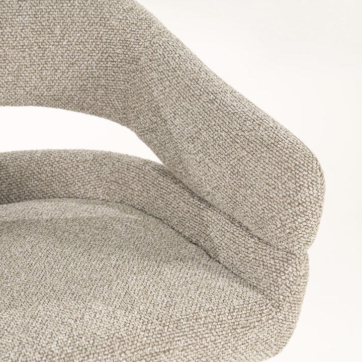 Stoel Hailey – stof taupe eira