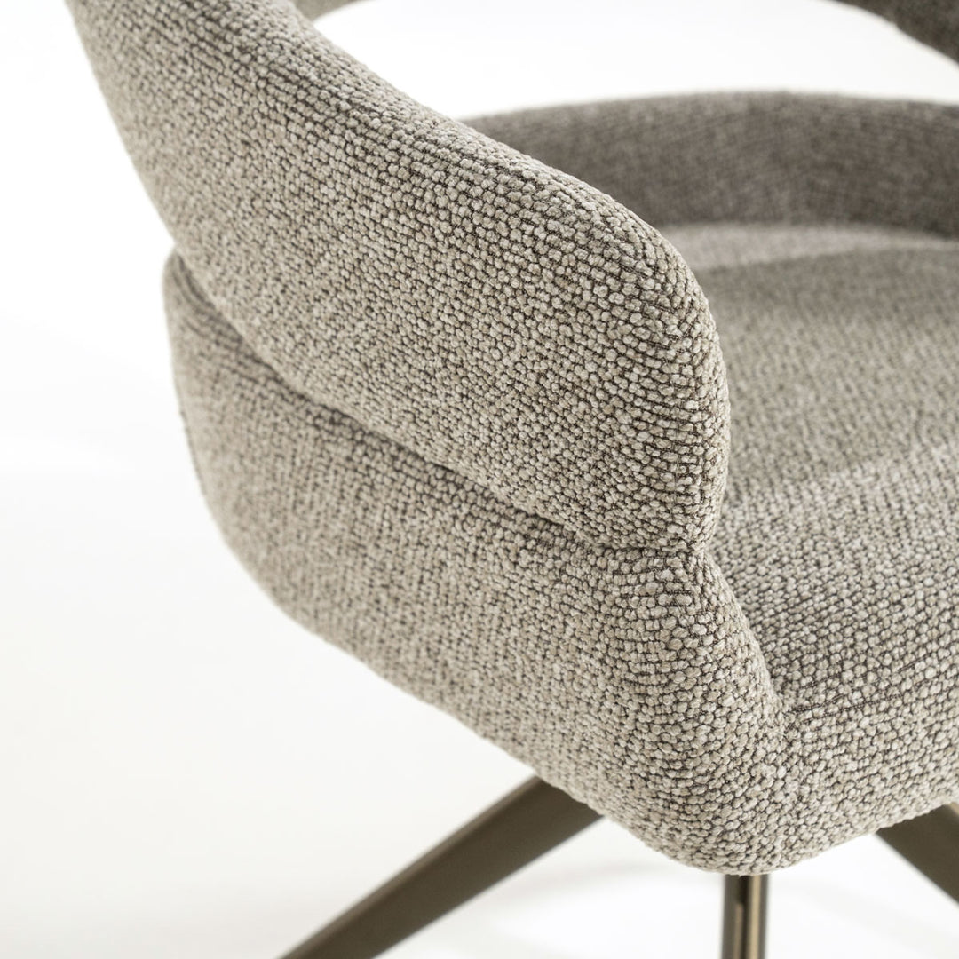 Stoel Hailey – stof taupe eira