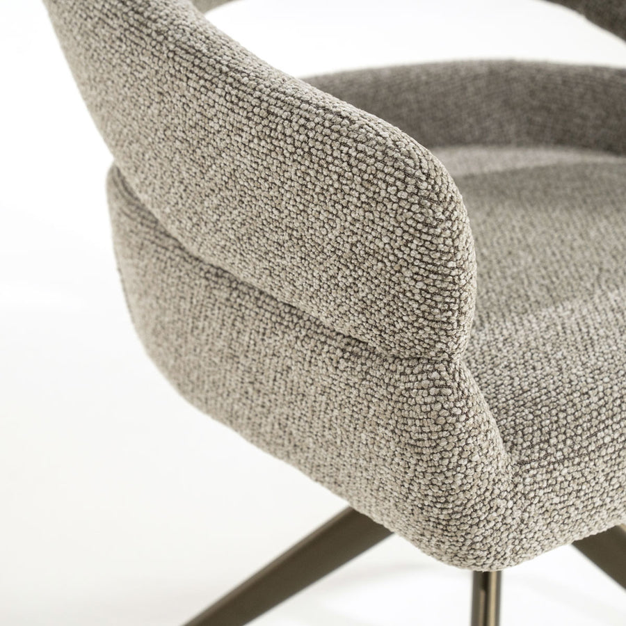 Stoel Hailey – stof taupe eira