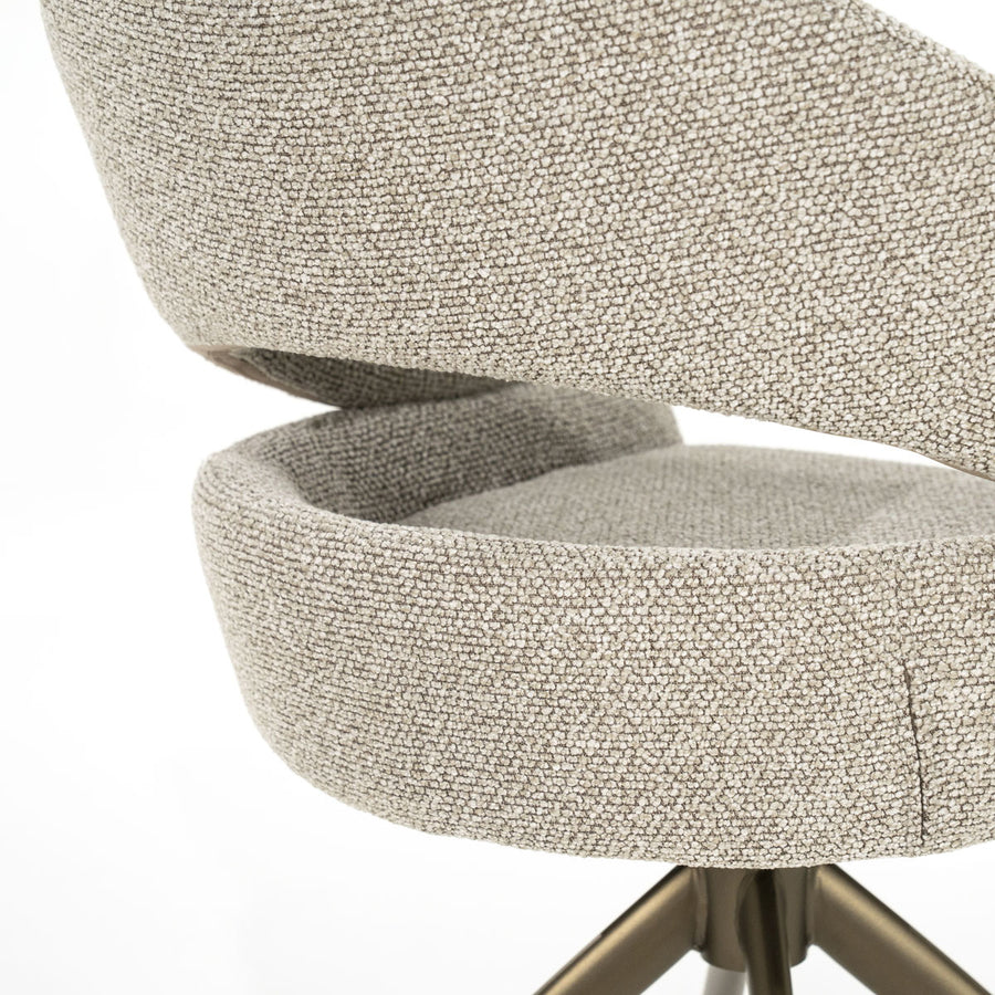 Stoel Hailey – stof taupe eira