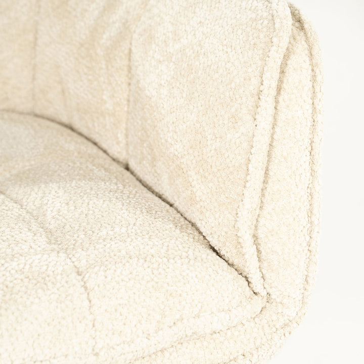 Stoel Hugo – stof beige lyric