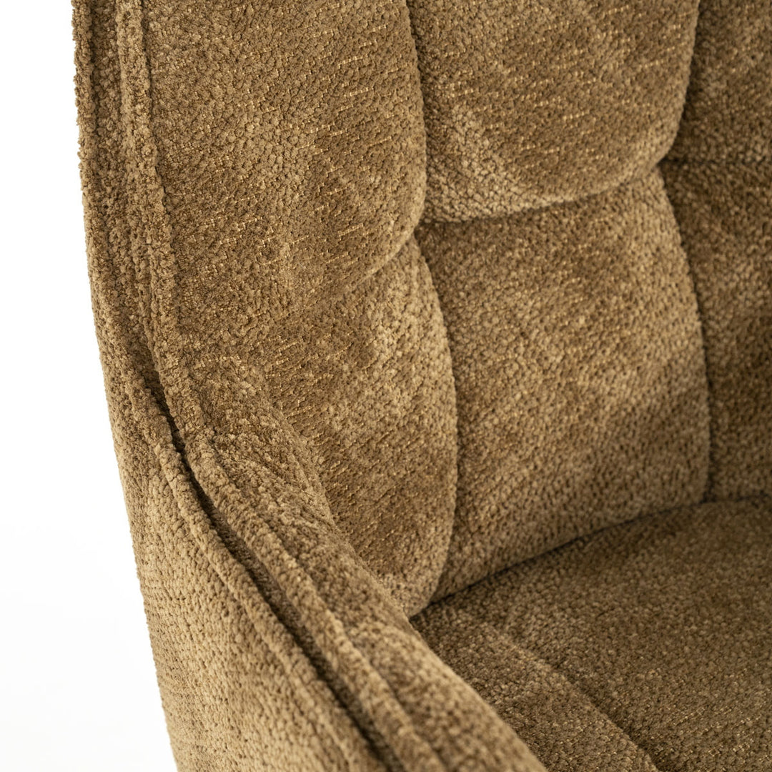 Stoel Hugo – stof mosterd lyric