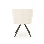 Stoel Jayson – stof & metaal beige blythe