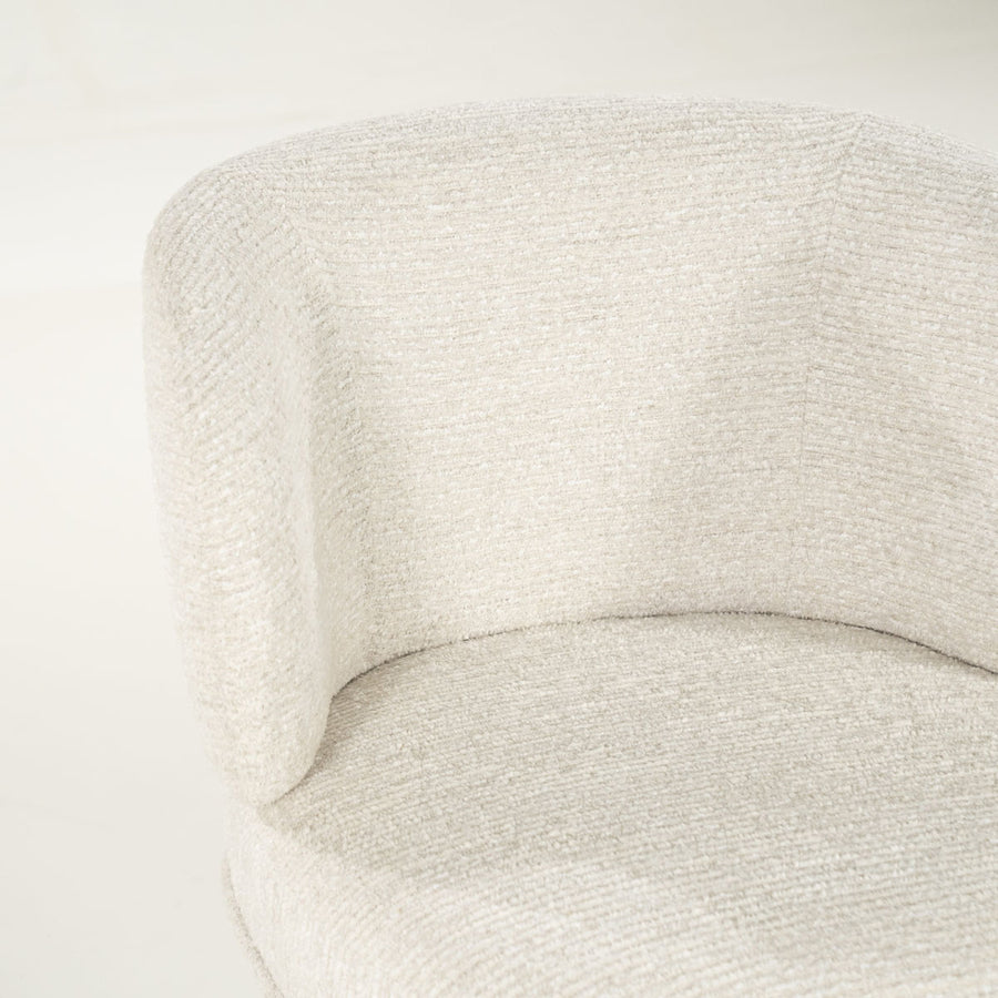 Stoel Jayson – stof & metaal beige blythe
