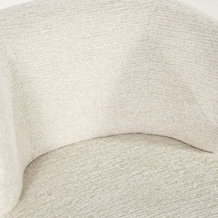 Stoel Jayson – stof & metaal beige blythe