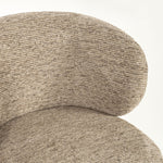 Stoel Jayson – stof & metaal taupe blythe