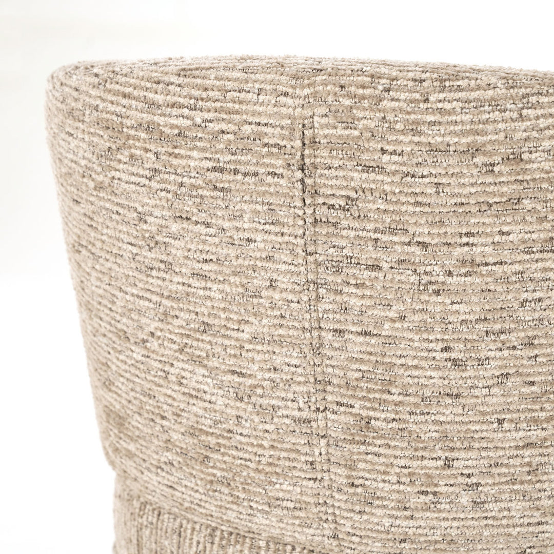 Stoel Jayson – stof & metaal taupe blythe