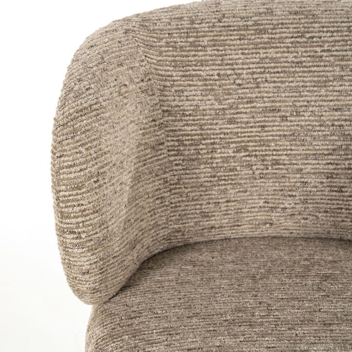 Stoel Jayson – stof & metaal bruin blythe