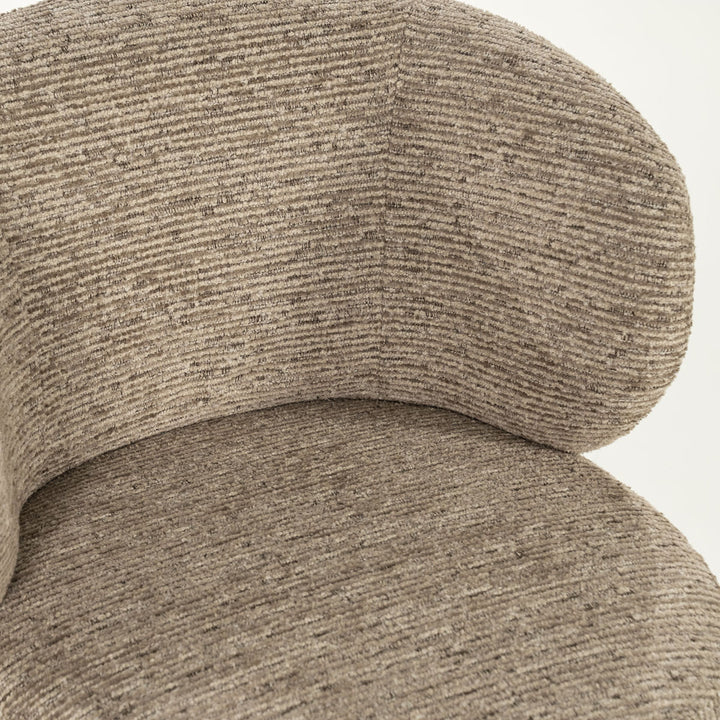 Stoel Jayson – stof & metaal bruin blythe