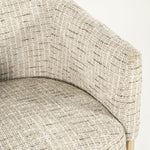 Stoel Micha – stof & hout beige nori
