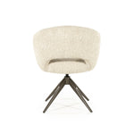 Stoel Alissa – stof & metaal beige oro