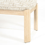 Bankje Lottie – stof & hout beige nori