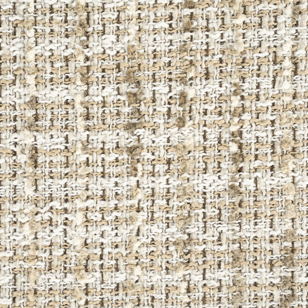 Bankje Lottie – stof & hout beige nori