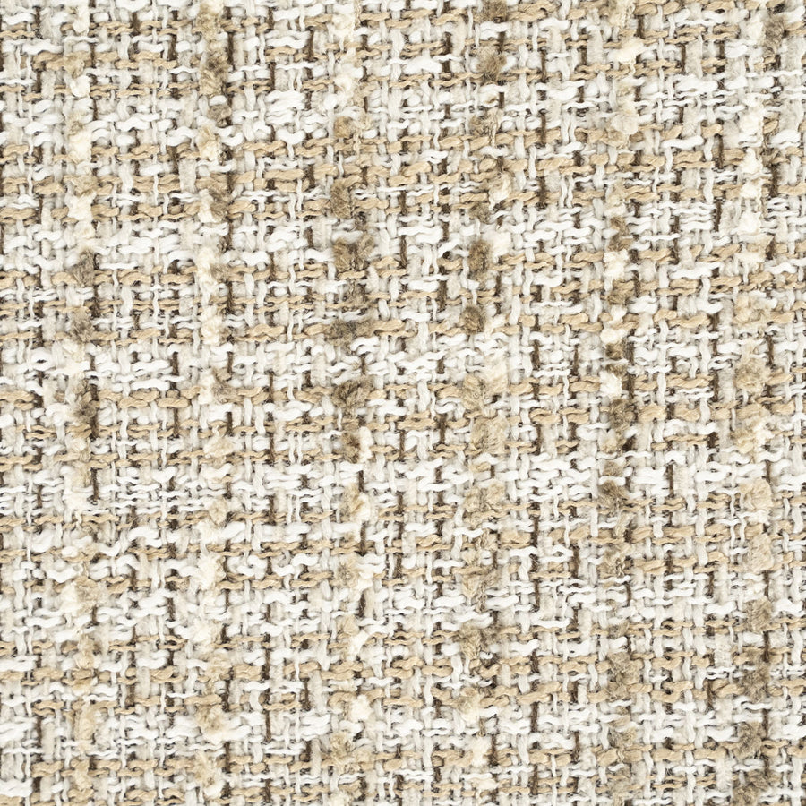 Bankje Lottie – stof & hout beige nori