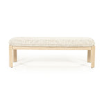 Bankje Lottie – stof & hout beige nori