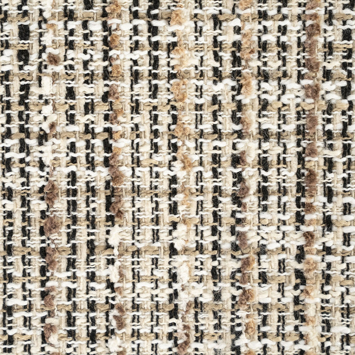 Bankje Lottie – stof & hout taupe nori