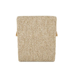 Fauteuil Olek – stof & hout taupe bay