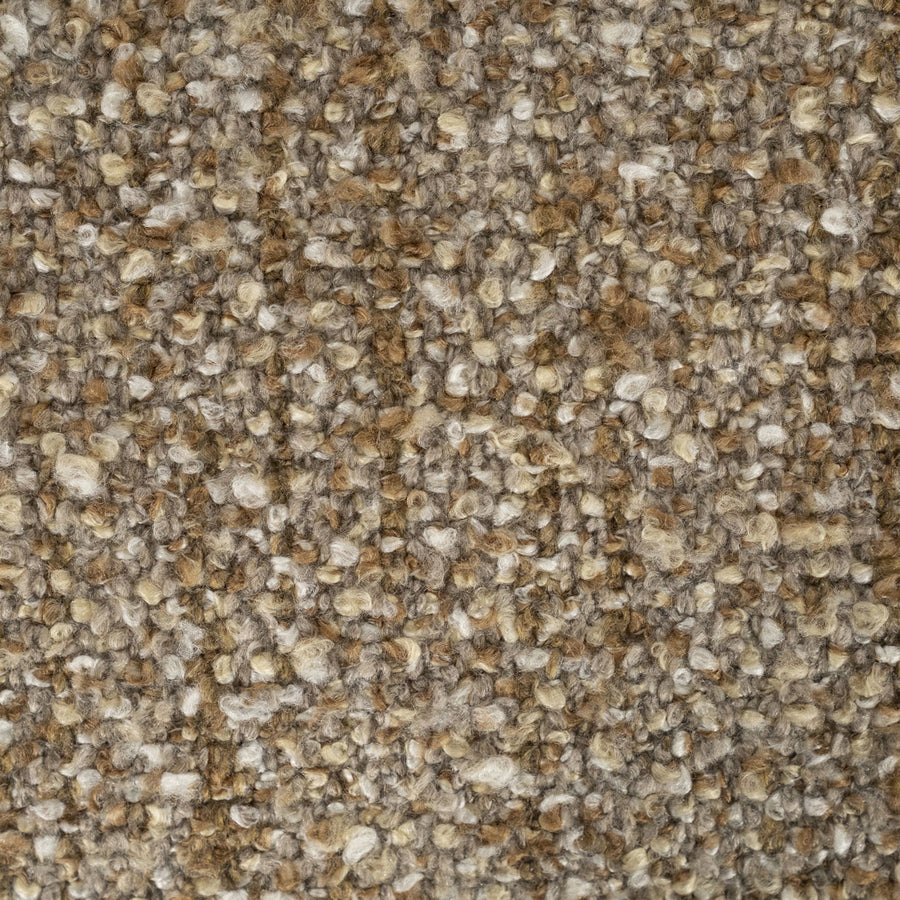 Fauteuil Olek – stof & hout taupe bay