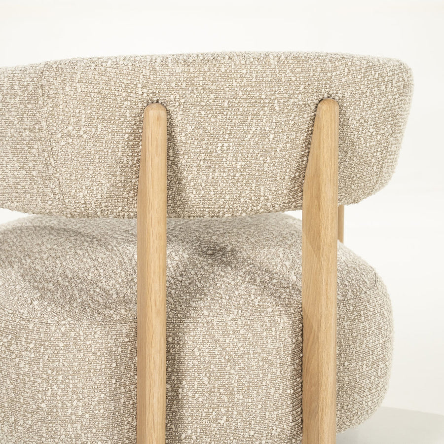 Fauteuil Lola – taupe hush