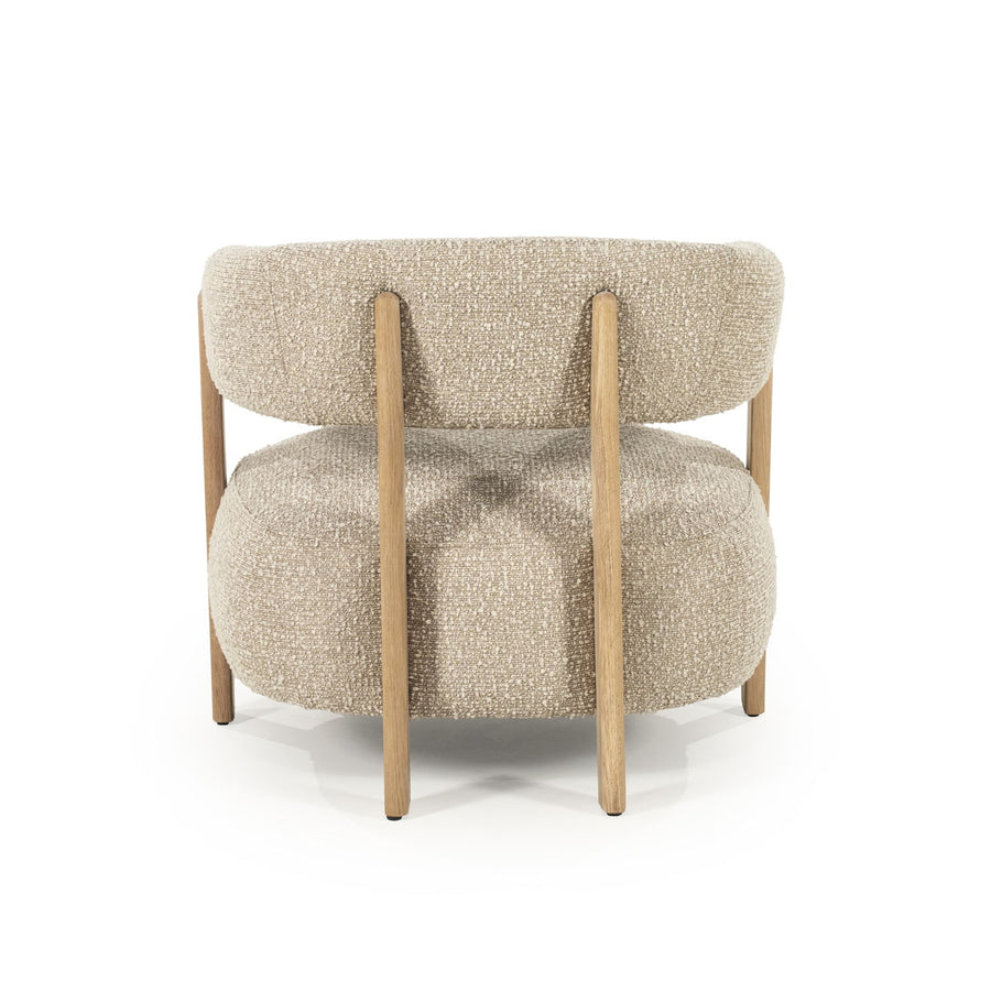 Fauteuil Lola – bruin hush