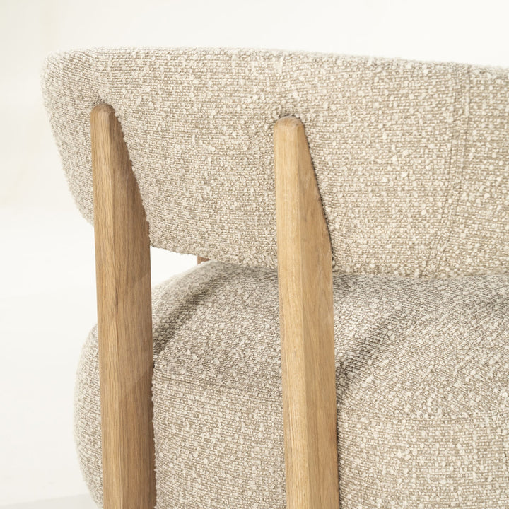 Fauteuil Lola – bruin hush