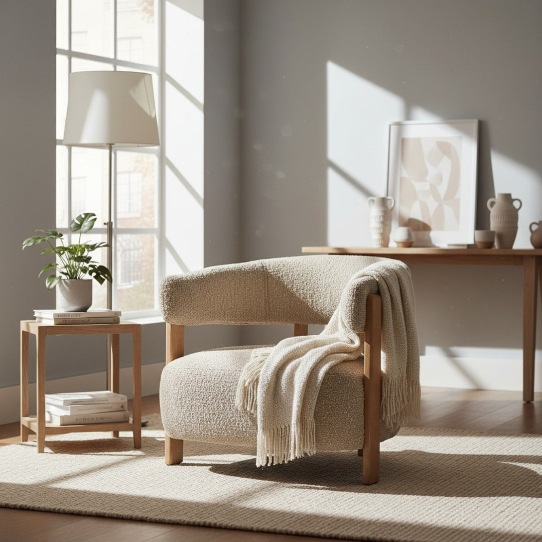 Fauteuil Lola – bruin hush