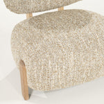 Fauteuil Reza – stof beige & naturel frame