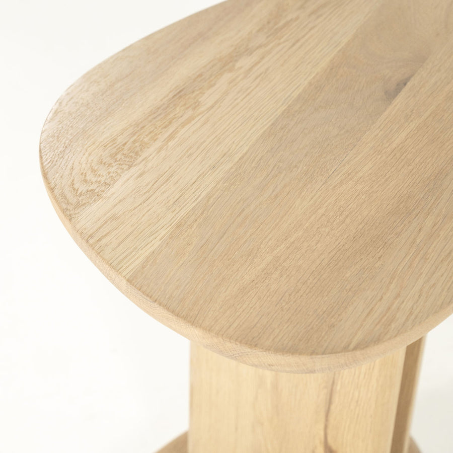 Bijzettafel Lori – eikenhout naturel