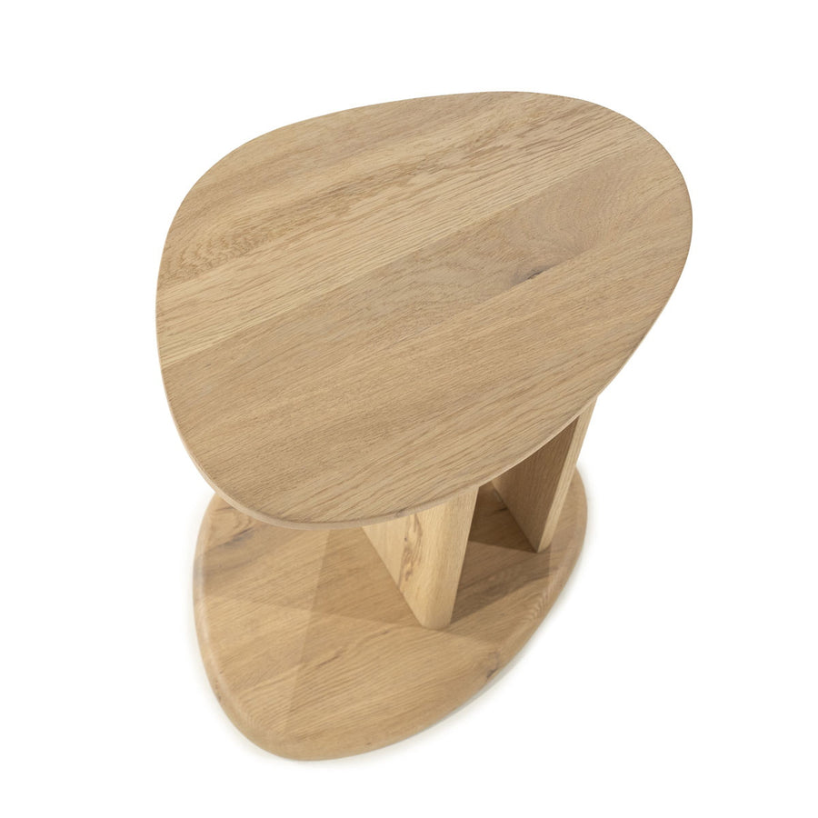 Bijzettafel Lori – eikenhout naturel