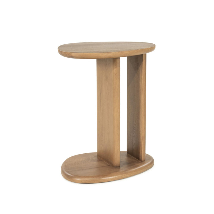 Bijzettafel Lori – eikenhout lichtbruin