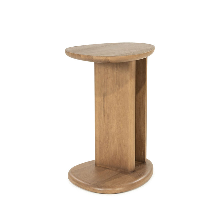 Bijzettafel Lori – eikenhout lichtbruin
