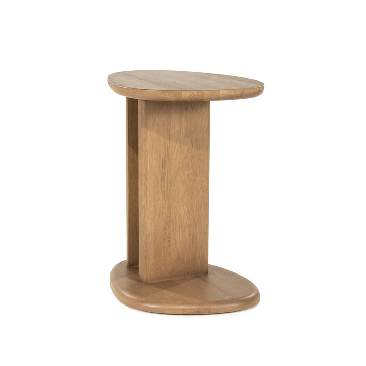 Bijzettafel Lori – eikenhout lichtbruin