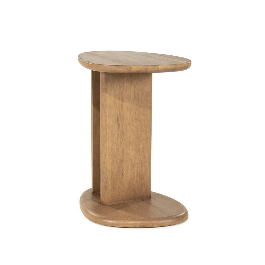 Bijzettafel Lori – eikenhout lichtbruin