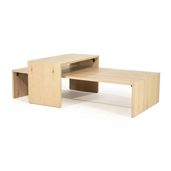 Salontafel set Flo – eikenhout fineer naturel