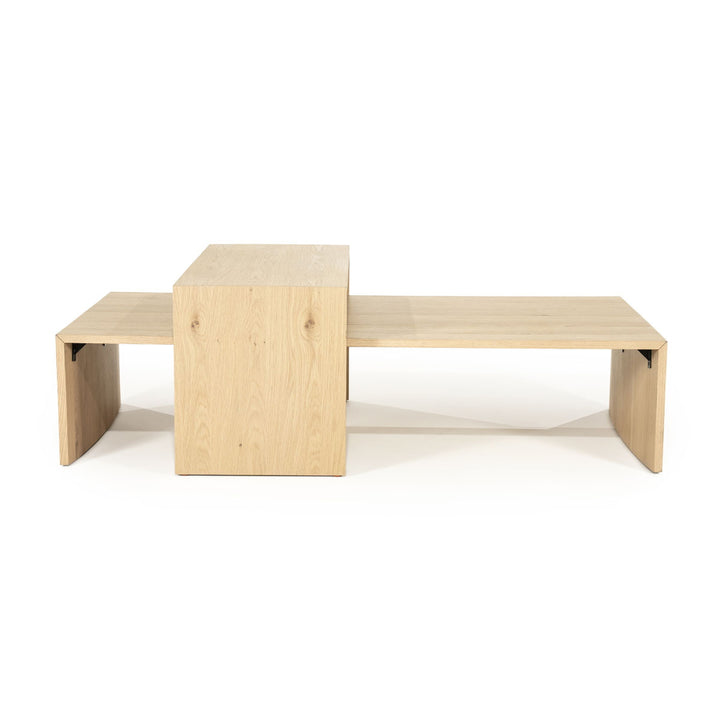 Salontafel set Flo – eikenhout fineer naturel