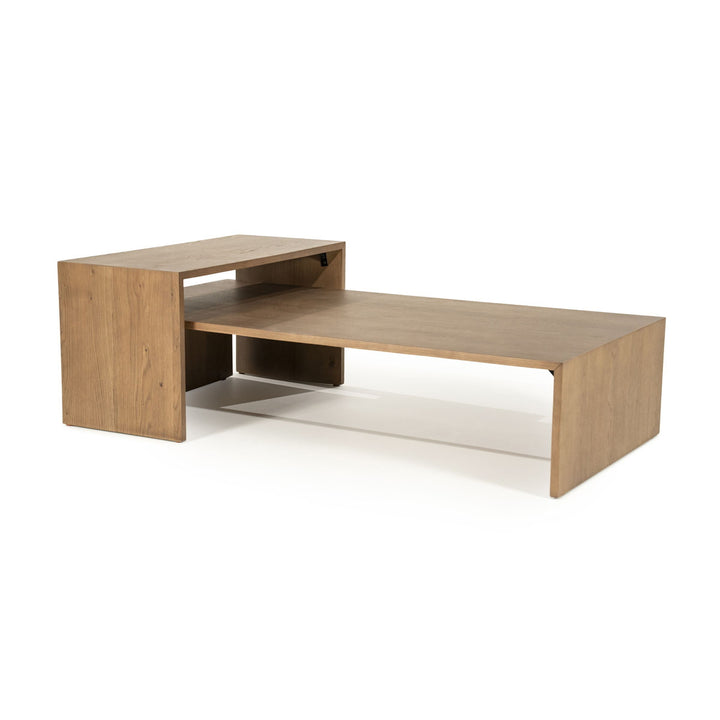 Salontafel set Flo – eikenhout fineer lichtbruin