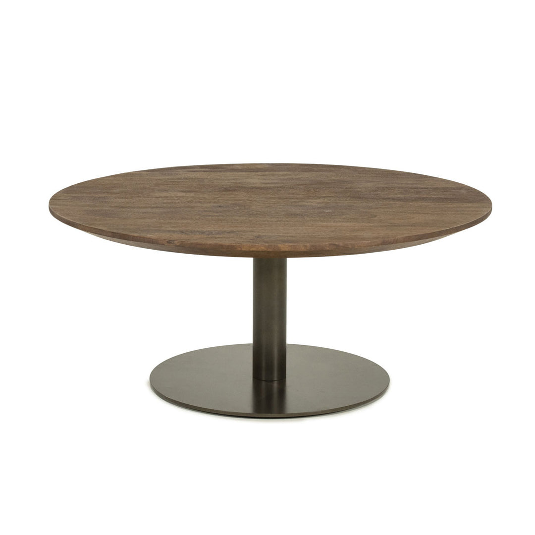 Salontafel Esila – mangohout & ijzer bruin large