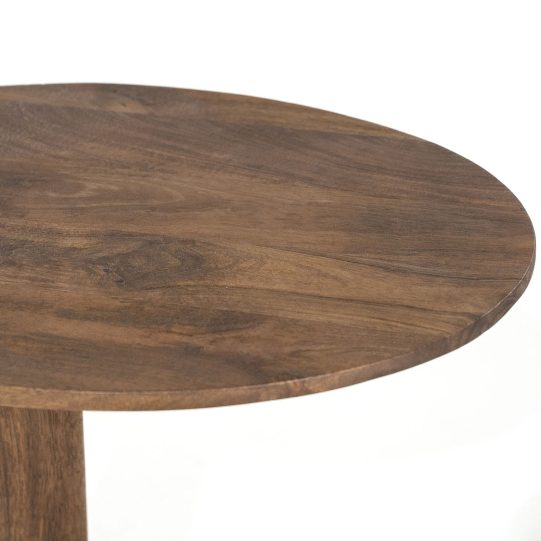 Bijzettafel Novia – mangohout lichtbruin