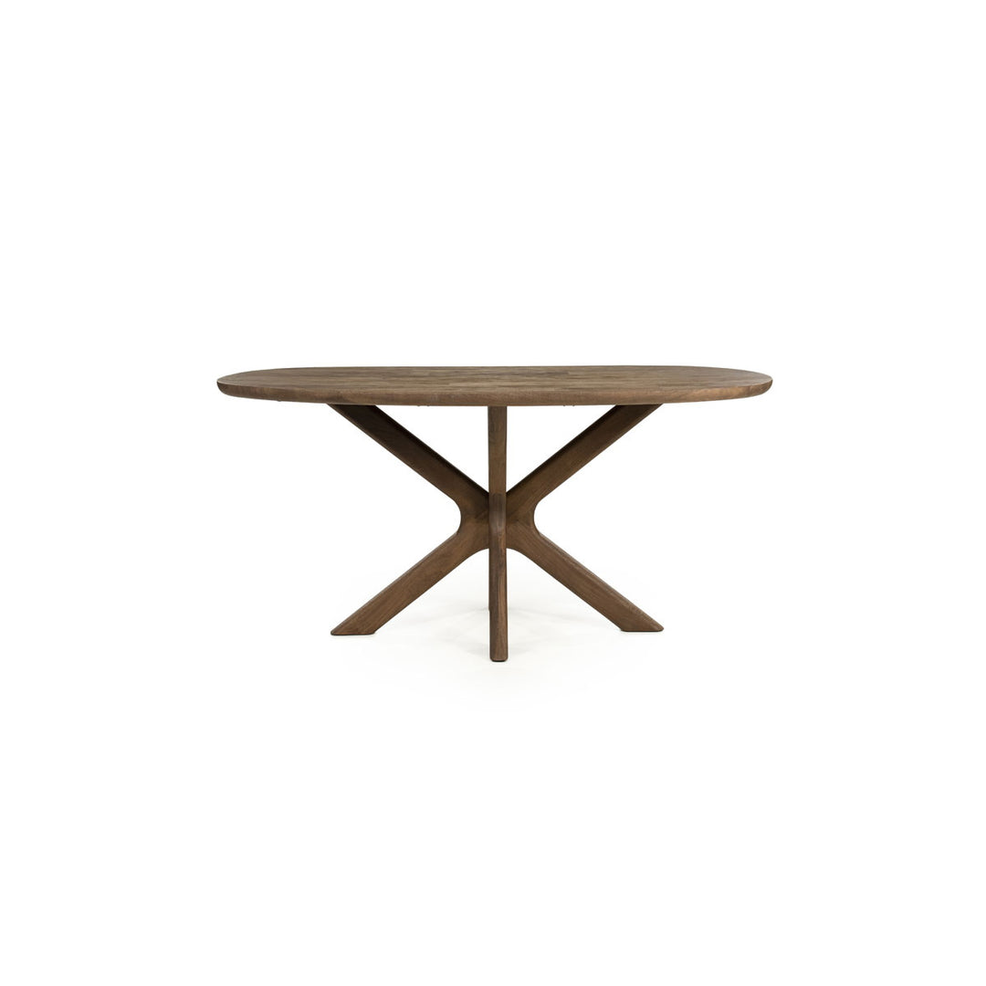 Eettafel Tycho – mangohout lichtbruin 160×110cm
