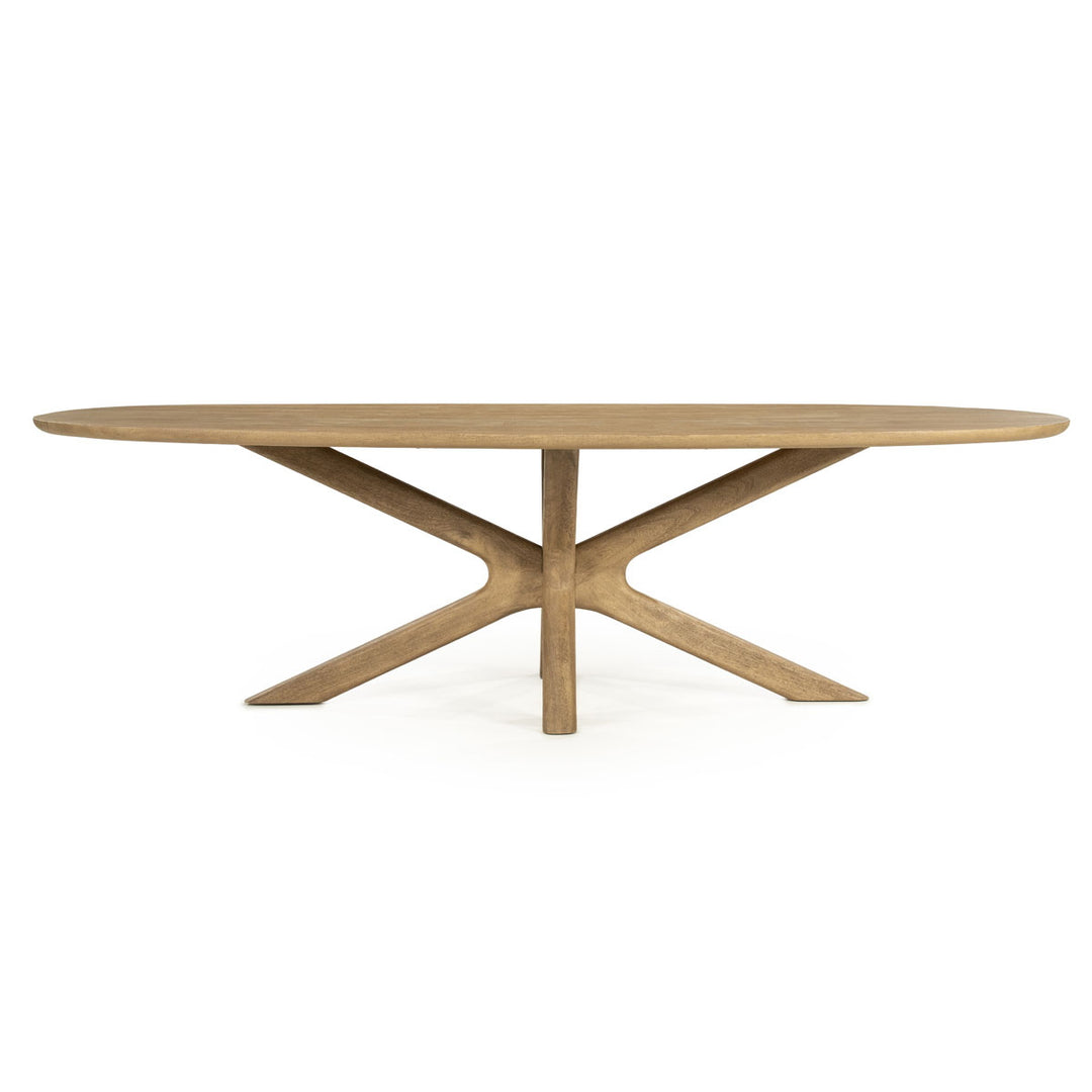 Eettafel Tycho – mangohout naturel 260×110cm