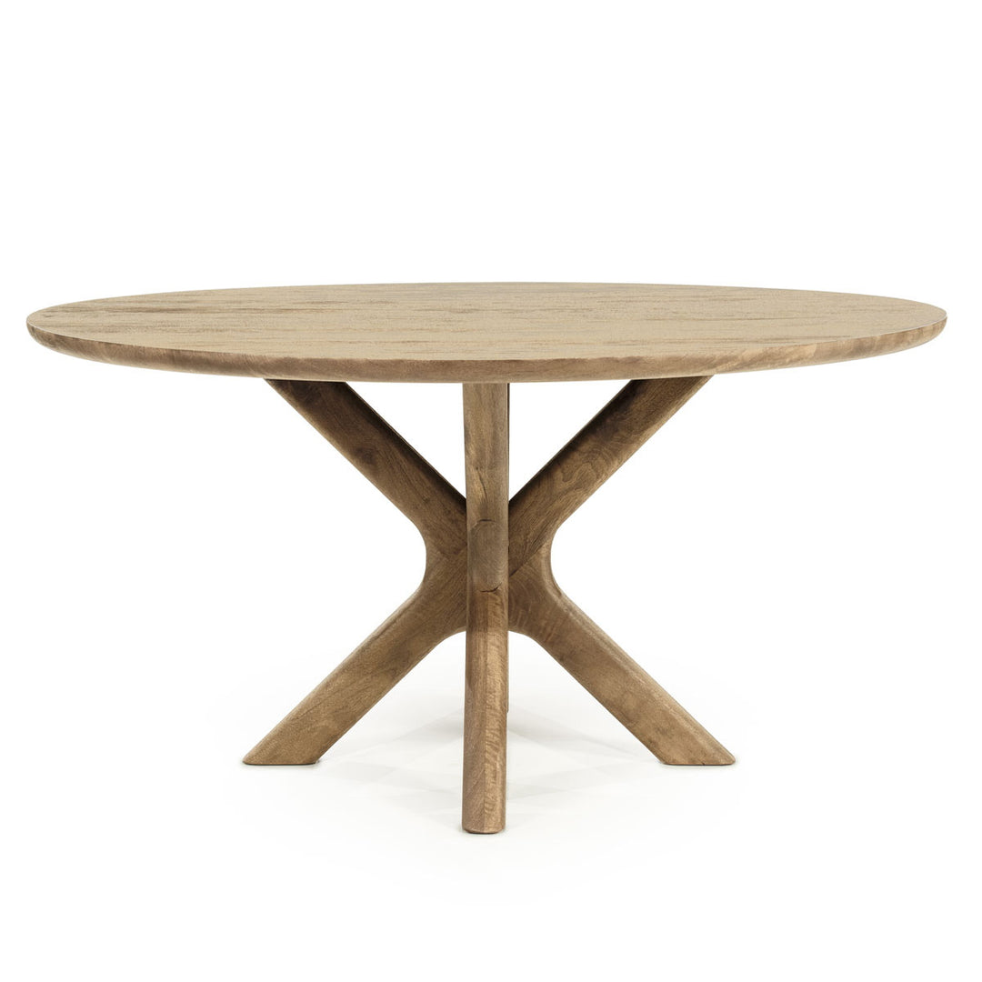 Eettafel Tycho – mangohout naturel 150×77cm