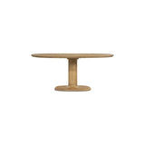 Ovaal eettafel Coco – mangohout naturel 180×110cm